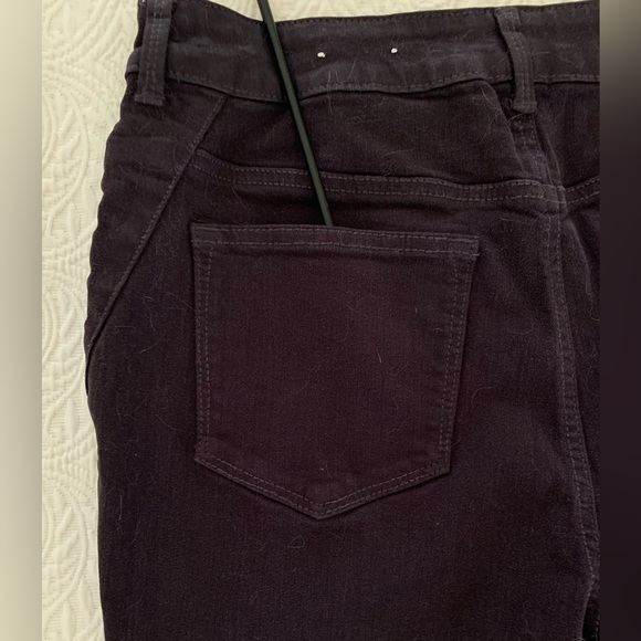Chico’s Platinum Jeggings Deep Purple Eggplant Denim Womens Size 1 / U.S. Size 8 - Picture 8 of 14